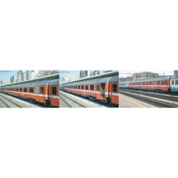 Piko 58224 - 3er Set Schnellzugwg. Eurofima 1x 1. Kl. +...