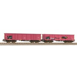 Piko 58393 - H0 2er Set Eaos SBB, ein Wg. mit Graffiti VI