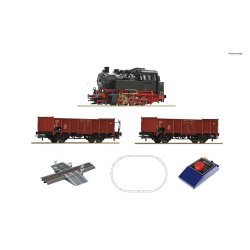 Roco 51160 - H0 Analog Start Set: Dampflokomotive BR 80...