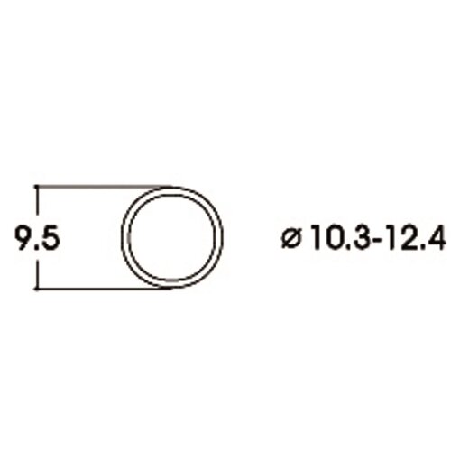 Roco 40074 -  Haftrings.10Stk. 10,3 bis 12,4