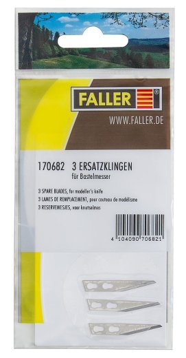 Faller 170682 - 3 Ersatzklingen f&uuml;r Bastelmes