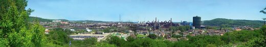 Faller  180510 - H0, TT, N Modellhintergrund Industriegebiet