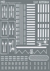 Faller 180536 - H0 Stra&szlig;enmarkierungen