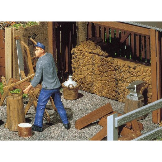 Pola 333213 - G Holzstapel, Werkzeug