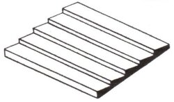 Evergreen 502020 -  Strukturplatte, 0,5x150x300 mm. Spur...