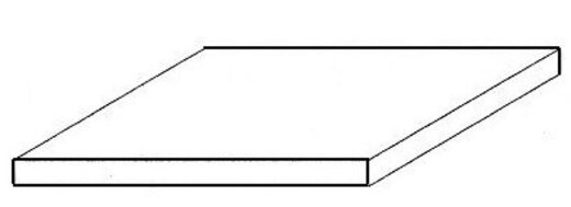 Evergreen 509040 -  Wei&szlig;e Polystyrolplatte, 150x300x1,00 mm, 2 St&uuml;ck