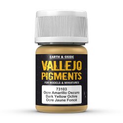 Vallejo 773103 - Ocker, dunkelgelb, 30 ml