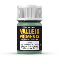 Vallejo 773112 - Chrom-Oxid, gr&uuml;n, 30 ml