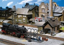 Faller 120139 - H0 Kompressorhaus, Rohrblasger&uuml;st,...