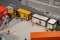 Faller 130136 - H0 4 Baucontainer, gelb-schwarz
