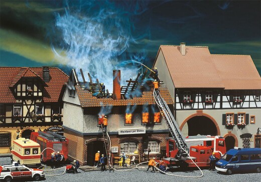 Faller 130429 - H0 Brandruine Gasthaus Zur Sonne