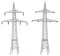 Faller 130898 - H0 2 Freileitungsmasten (110 kV)