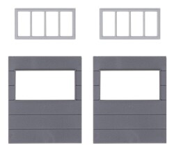 Faller 180891 - H0 2 Wandelemente mit horizontalen...