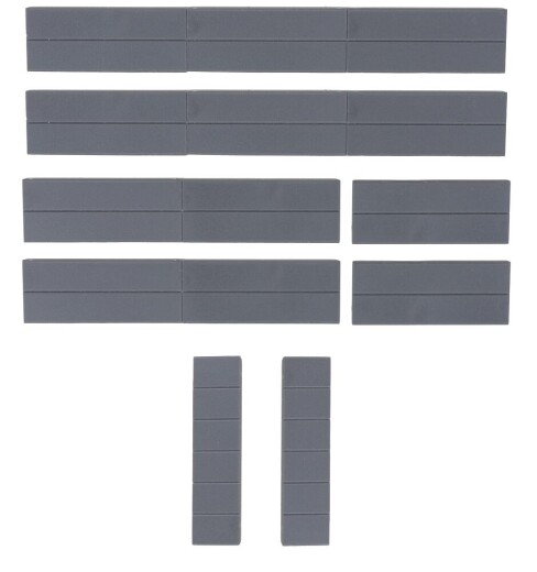 Faller 180893 - H0 Breite Wandelemente, Goldbeck