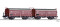 Tillig 01032 -Schiebedach.-wandwg.set, DB,