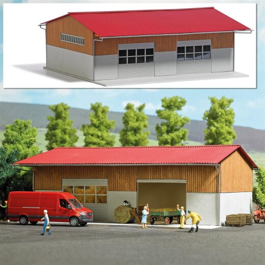 Busch 1901 - H0      Moderne Bergehalle