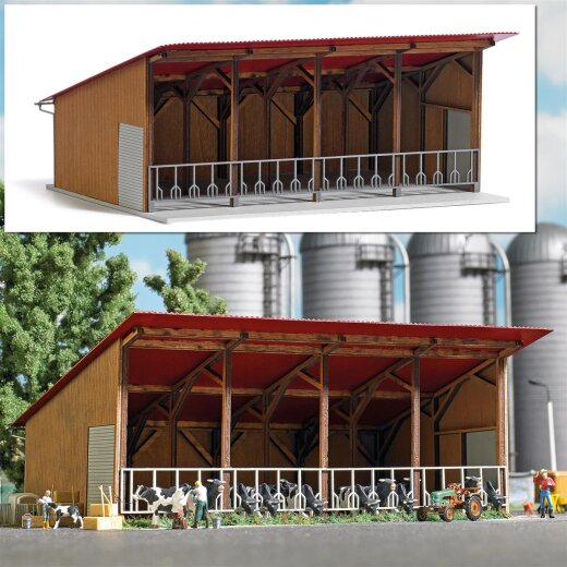 Busch 8773 -   TT    Moderner Offenstall