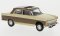 Brekina 29025 - Peugeot 404 Schiebedach offen beige, hellbraun, 1961,