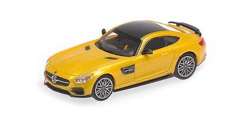 Minichamps 870037322 - H0 BRABUS 600 AUF BASIS MERCEDES-BENZ AMG GT S &ndash; 2015 &ndash; GOLD