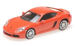 Minichamps 870065221 - H0 Porsche 718 Cayman 2016 orange