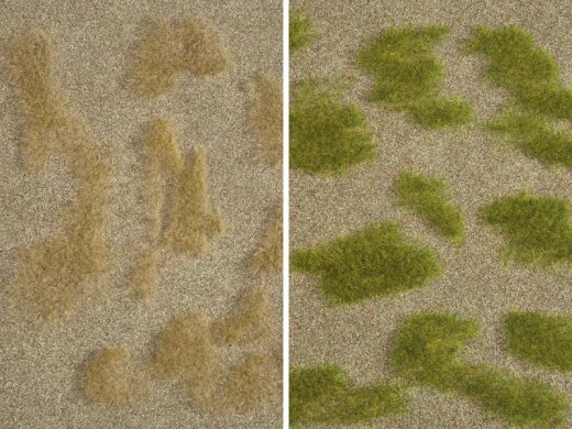 Noch 07474 - Natur+ "Grassteppe" 25 x 25 cm 2 St&uuml;ck (werksseitig ausverkauft)