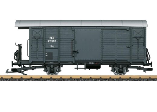 LGB L43814 - RhB gedeckter G&uuml;terwagen