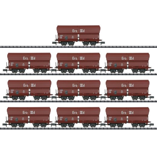 Trix T15458 - N Selbstentladewagen Erz IIId DB Epoche III