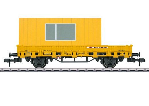 M&auml;rklin 58275 - Spur 1 Niederbordwagen mit Baucontainer Wiebe VI