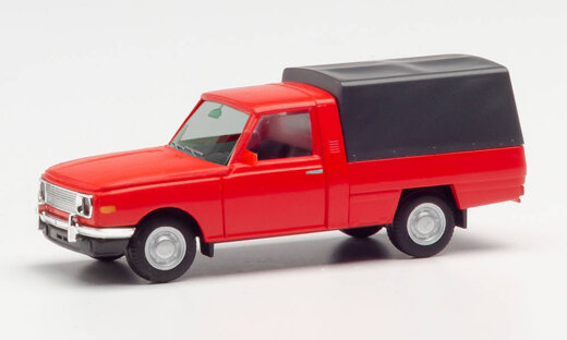 Herpa 420945-002 - Wartburg 353`66 m. Plane, rot