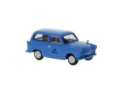 Brekina 27555 - Trabant P50 Kombi, blau Deutsche Post