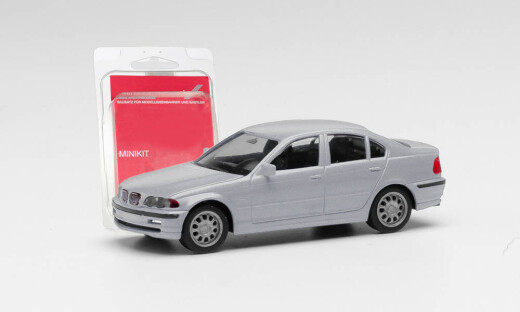 Herpa 012416-008 - MiKi BMW 3er E46 Lim.silbergr.