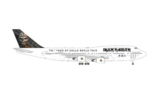 Herpa 571609 - B747-400 Iron Maiden Ed F. One