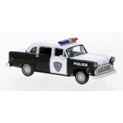 Brekina 58942 - Checker Cab Police Car 1974, Saugus Squad...