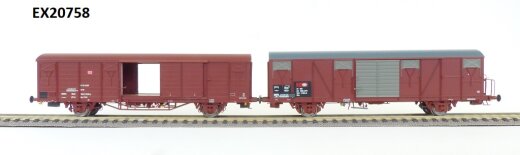 Exact-Train EX20758 - H0 SBB/DB 2er-Set Gotthard SBB Gbs und DB Gbs258 Epoche VI