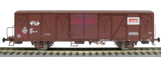 Exact-Train EX20781 - H0 NS GBS Frico Braun und Rot Frigo Logo mit Bremsereb&uuml;hne. Mit farbigen Hintergrund. Epoche IV