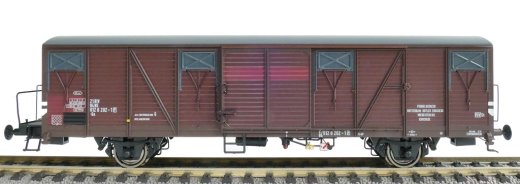 Exact-Train EX20782 - H0 NS .GS Vredestein Braun mit Bremserb&uuml;hne. Mit farbigen Hintergrund. Epoche IV