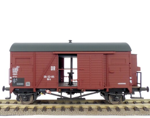 Exact-Train EX20794 - H0 DR Nordhausen Mannschaftstransportwagen Mrs 06-32-89 (Bremserhaus/Gleitlager)