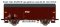 Exact-Train EX20918 - H0 NS Gs-t 1430 Van G&amp;L mit braunen Luftklappen Epoche IV Nr. 1200 576-6
