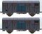 Exacttrain EX20922 - 2er-Set Provence Express Braun Nr Kv 344074 und Nr Kv 344073  Ep. III