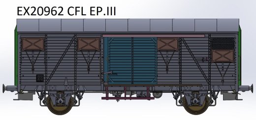 Exact-Train EX20962 - H0 CFL Kks EUROP G&uuml;terwagen Epoche III