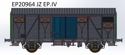 Exact-Train EX20964 - H0 JZ .Gs G&uuml;terwagen Epoche IV