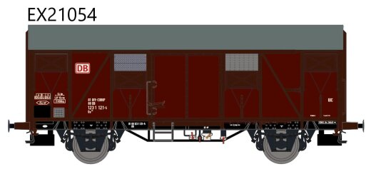 Exacttrain EX21054 - DB Gs 211 EUROP mit braun Luftklappen Nr. 123 1 121-5 Ep. V