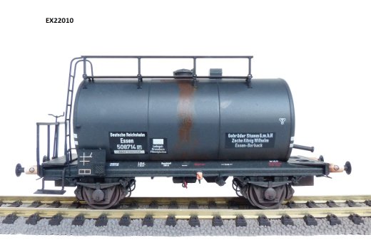 Exact-Train EX22010 - H0 DRG 30m3 Uedinger Kesselwagen Gebr. Stumm Nr.508714 Epoche II (Verschmutzt)
