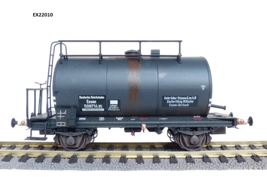 Exact-Train EX22010 - H0 DRG 30m3 Uedinger Kesselwagen Gebr. Stumm Nr.508714 Epoche II (Verschmutzt)