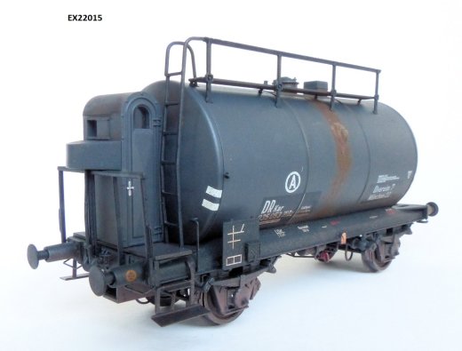 Exact-Train EX22015 - H0 DRG 30m3 Uedinger Kesselwagen &Ouml;lvereine Epoche II (Verschmutzt)