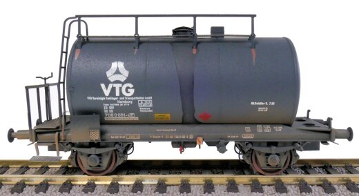 Exact-Train EX22055 - H0 DB 30m3 Uedinger Kesselwagen Grau VTG Epoche IV (Verschmutzt)