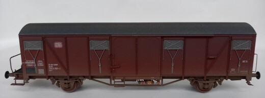 Exacttrain EX22066 - DB Gbs 254 G&uuml;terwagen Bremserb&uuml;hne mit DB- Emblem (Verschmutzt) Ep. V