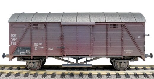 Exacttrain EX22071 - DB Bremen gedeckter Wagen Glm (EUROP) (Verschmutzt) Ep. IV