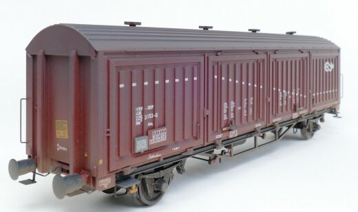 Exacttrain EX22080 - NS Hbis EUROP, 8 Sicken, braun, weisser Streifen (Verschmutzt) Ep. IV