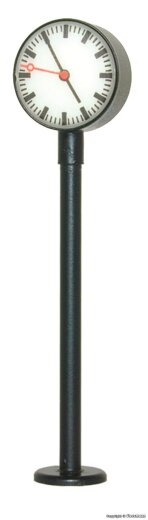 Viessmann 5080 - H0 Beleuchtete Bahnsteiguhr, LED wei&szlig;- ersetzt 50801